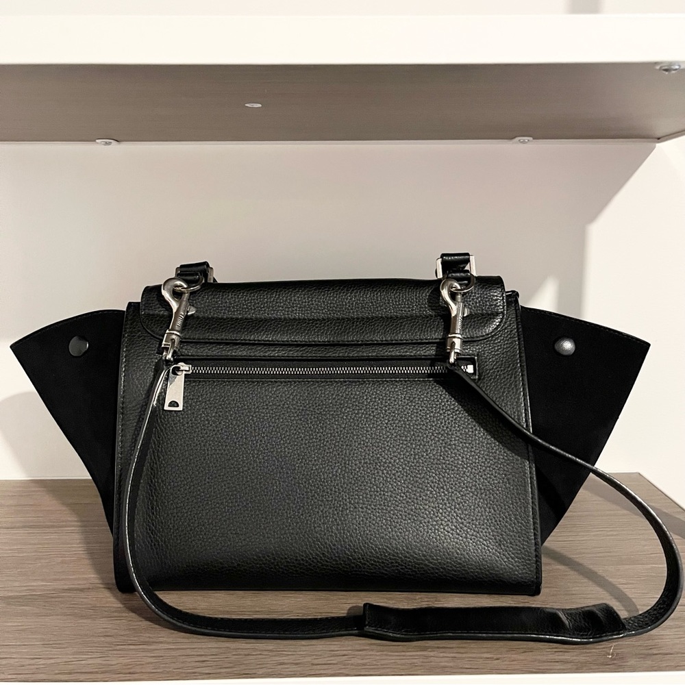 Authentic Céline Trapeze Bag; Small Black - Picture 2 of 13